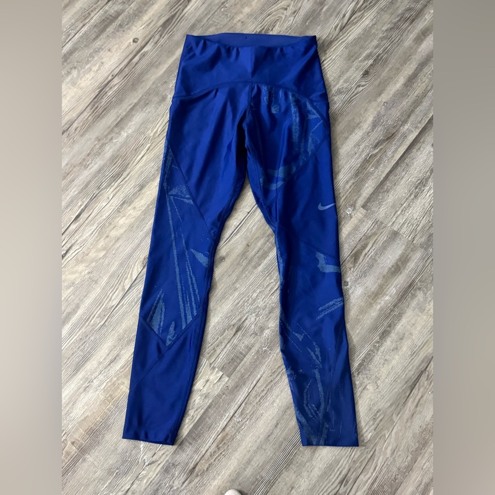 Nike Blue Leggings EUC